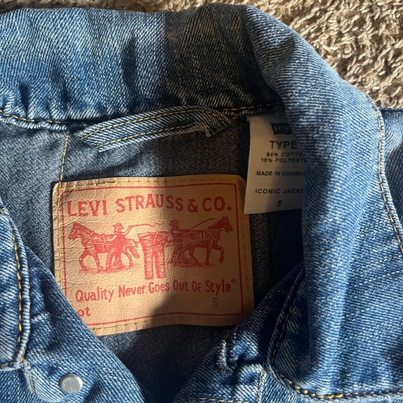 Levi women's Iconic Type 1 Jean jacket - Picture 2 of 6